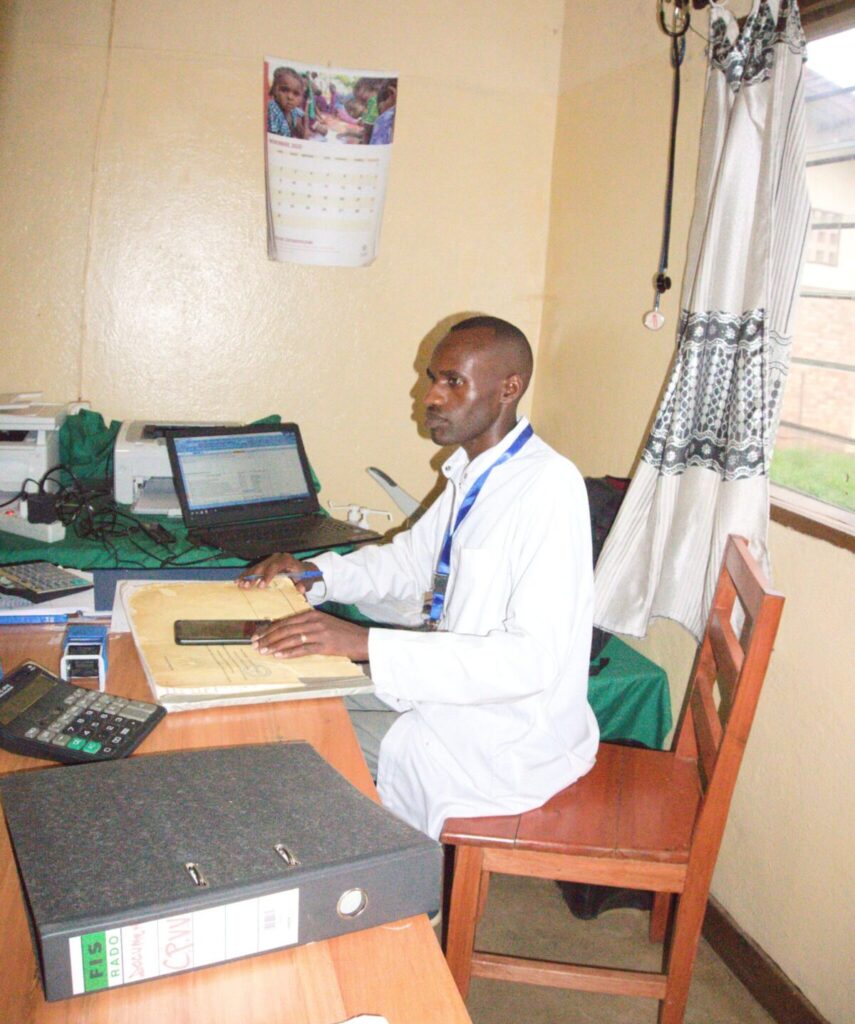 Karemangingo Joseph, Doctor at Bunyari Health Centre.