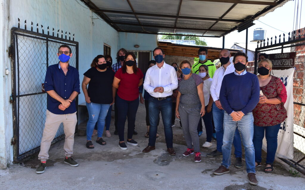 A group of people wearing masks