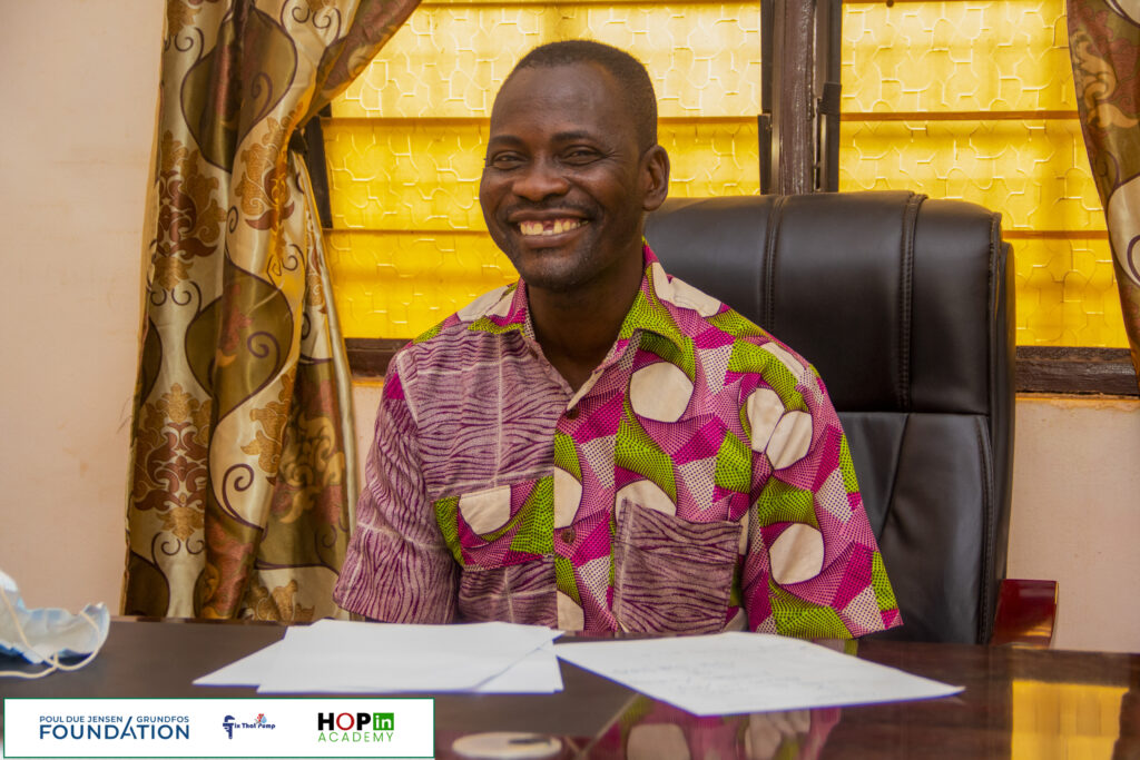 Portrait of Samuel Prah, Director of Nanton District Health Directorate, Northern Region. 