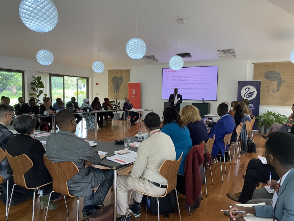 the Royal Danish Embassy in Kenya hosted a technical kick-off meeting for the Inclusive Refugee Response Partnership on 22 November 2023. Photo: Royal Danish Embassy Denmark