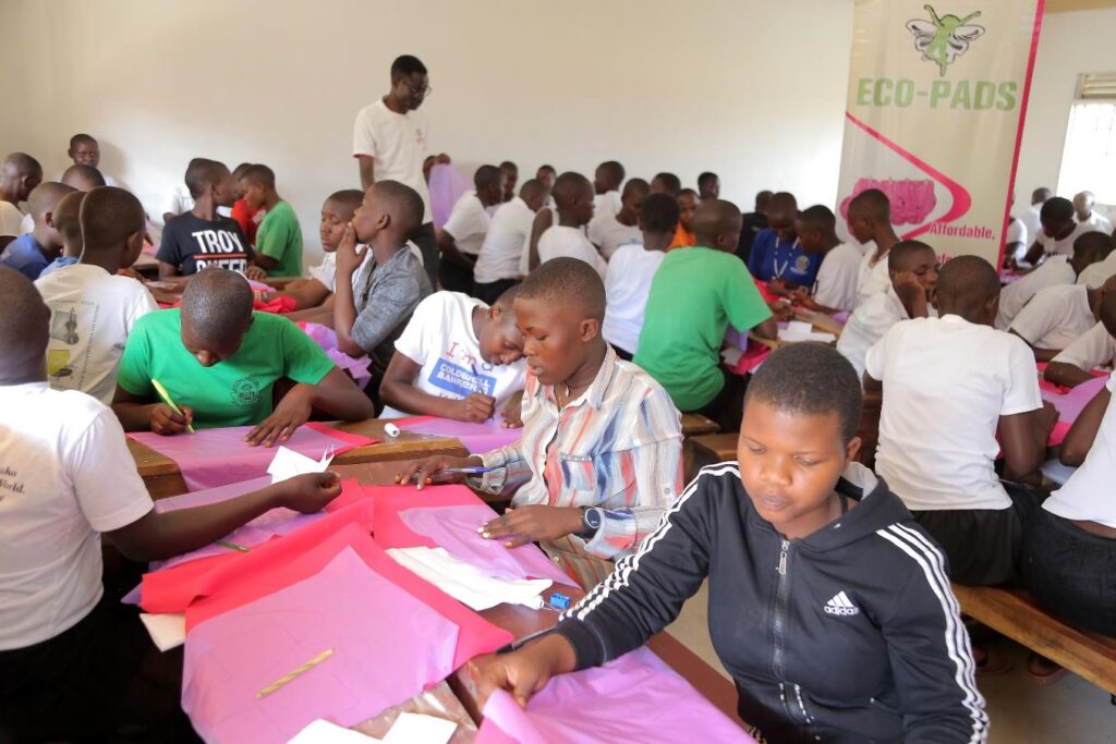  Sanitary pad workshop. Photo: ECO-PADS Uganda