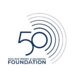 Jubilee logo for the Grundfos Foundation